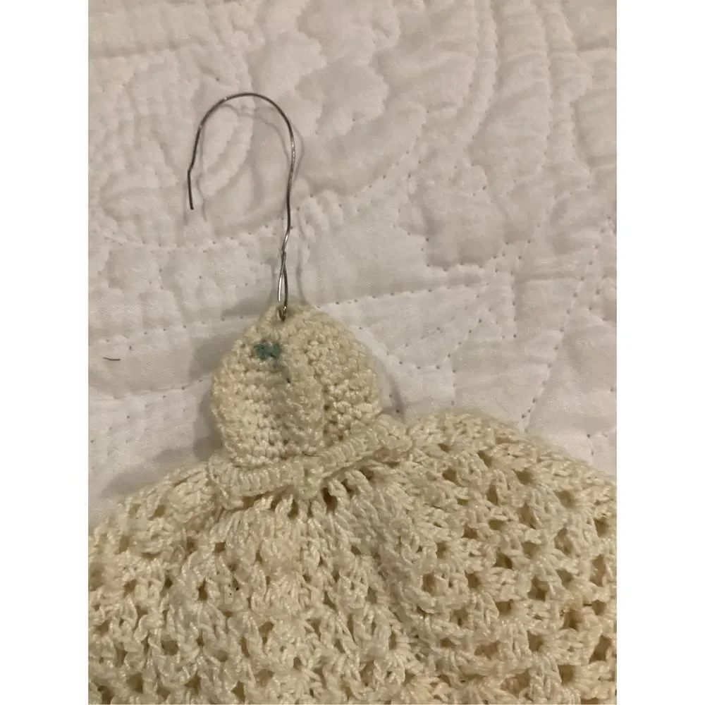 Vintage Crochet Angel Christmas Ornament